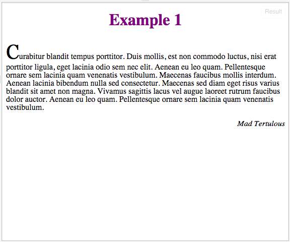 Sample Output for problem 1